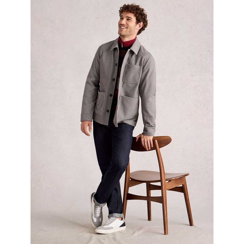 White Stuff Houndstooth Worker Jacket image number 3